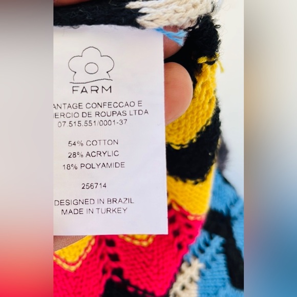 Farm Rio | Colorful Boho Sweater Dress EUC (Size M) - Picture 10 of 10